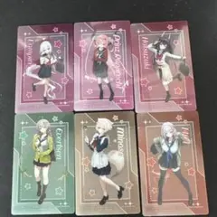 アズールレーン GIGO限定 特典 ノベルティ クリアカード 6枚セット