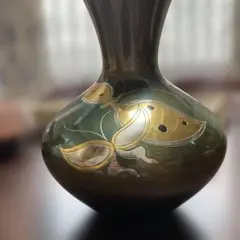 花瓶 高岡銅器 宝玉形 パールグリーン - メルカリ