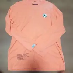 MISHKA 長袖 トップス オレンジ 目玉ロゴ Lサイズ タートルネック