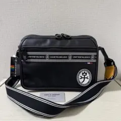 未使用級】カステルバジャック サコッシュ ミック トリコロール 黒 