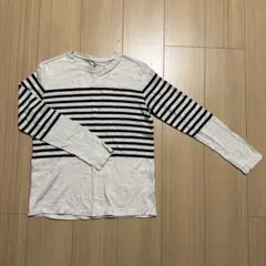 UNIQLO ストライプ柄 長袖カットソー 150