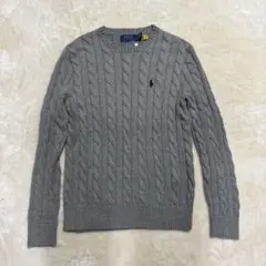 新品・未使用✨ラルフローレン　ケーブルニット コットン クルーネック セーター
