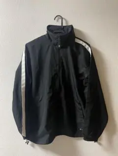 Champion ブラック ナイロンジャケット