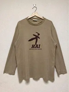 HAI SPORTING GEAR 90s ロゴ カットソー ロンt teeのサムネイル