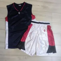 美品コンバースジュニアゲームシャツ、バスケットパンツ 140cm