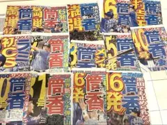 筒香嘉智 スポーツ新聞一面セット 横浜DeNAベイスターズラミレス山﨑康晃ロペス