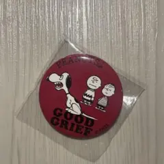 スヌーピー　限定缶バッチ