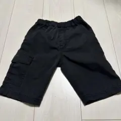 COMME CA ISM 黒 ハーフパンツ