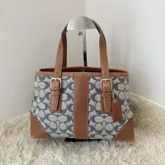 COACH コーチ ハンドバッグ ショルダーバッグ Y2K デニム レザー 