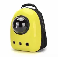 ペットキャリー 黄色 (猫用/宇宙/リュック)