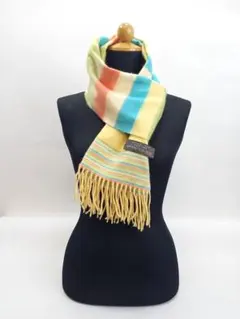 マルチカラー　カシミヤ　マフラー