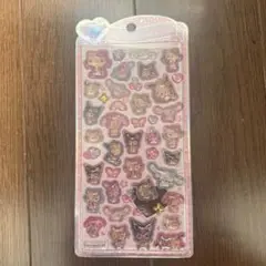 うるちゅるポップシール　日焼けキティ　マイメロ　シナモロール　ポチャッコ　クロミ