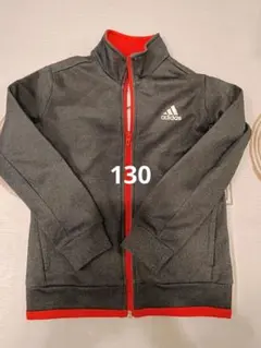 adidas ジャージ グレー/レッド 130アディダス