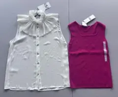 【新品タグ付き】 ZARA・GU レディース トップス 2点セット