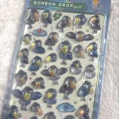 ボンボンドロップシール　ハシビロコウ　アニマルシリーズ　動物　新作　シール帳