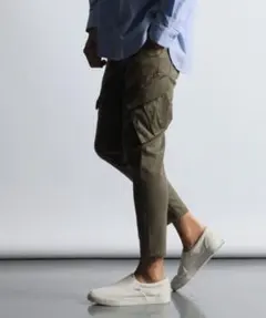 【ザダファーオブセント・ジョージ】 ガムストレッチスキニー カーゴパンツ(XL)