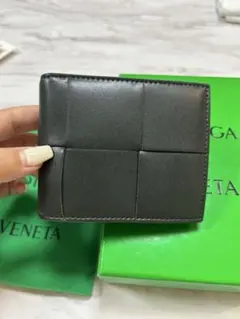 極美品⭐️RFID内蔵BOTTEGA VENETA ボッテガ カセット 財布 ✨極美品RFID搭載✨ボッテガ二つ折りカセットイントレチャート