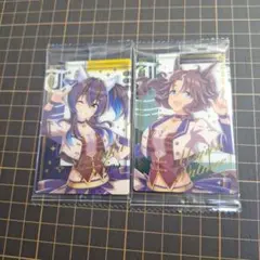 ウマ娘プリティーダービーツインウエハース　メジロパーマー&ダイタクヘリオスセット