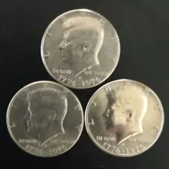アメリカ 1971.74.84年ケネディ ハーフダラー 硬貨 3枚セット - メルカリ