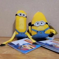 怪盗グルーのミニオン超変身マスコット ガス&ティム2体セット① ミニオンズ