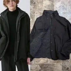 【美品】KAPTAIN SUNSHINE ナイロンリバーシブルジャケット黒40Lのサムネイル