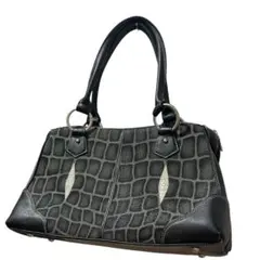 最安値　レア　希少　スティングレイ　ハンドバッグ　エイ革　レザー　海の宝石