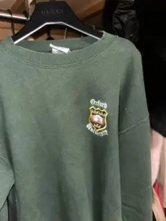 オックスフォード大学エンブレム トレーナー グリーン