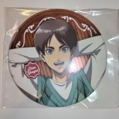 進撃の巨人　IKEPRI CANVAS　プリンスホテル　エレン　缶バッジ