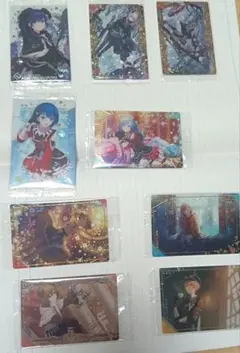 プロセカウエハースカード　9枚