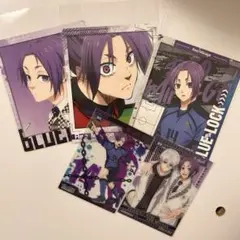 ブルーロック 玲王　ブロマイド・クリアカード類5点