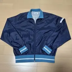 ellesse エレッセ 90s ジップアップ ブルゾン ネイビー M - メルカリ