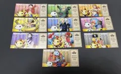 麦わらストア ONEPIECE チケット風カード 10種 コンプリートセット