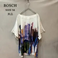 美品 BOSCH ボッシュ アートビックプリントブラウス 38のサムネイル