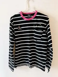 【 美品 】SVOLME 黒白ストライプ 長袖シャツ