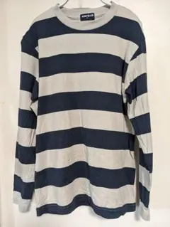 ボーダー 長袖カットソー