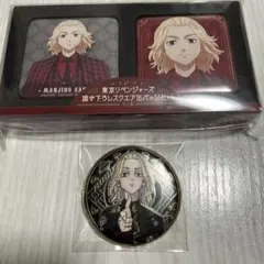 東リベ 描き下ろしスクエア缶バッジセット 佐野万次郎 マイキー 原画展 缶バッジ