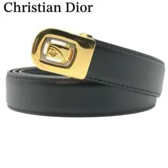 美品 ディオール Dior ゴールドバックル メンズ ベルト ピン式 レザー新品のサムネイル