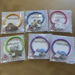 ローソン おぱんちゅうさぎ 可哀想に！ ヘアゴム 全５種 コンプリート➕1個