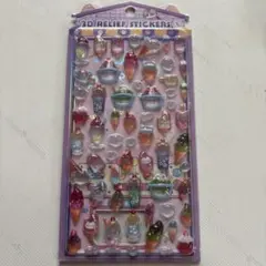 ボンボンドロップ　シール　ぷっくり　立体　シール交換