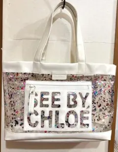 SEE BY CHLOE クリアトートバッグ グリッターのサムネイル