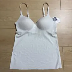 UNIQLO エアリズムシームレスVネックブラキャミソール ホワイト S