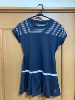 prince テニスウェア M ネイビー ストライプ
