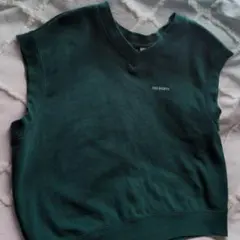H&M DIVIDED ベスト グリーン Lサイズ