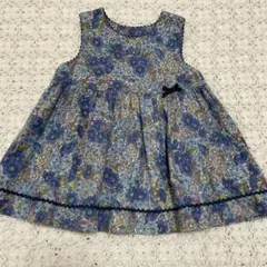 リバティ　ワンピース 80〜90㎝