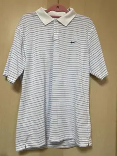 Nike Golf FITDRY ホワイトストライプ ポロシャツ