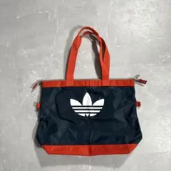 00s old adidas トレフォイルロゴ トートバッグ ACE ネイビー