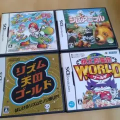 ニンテンドーDS ソフト4本セット まとめ売り
