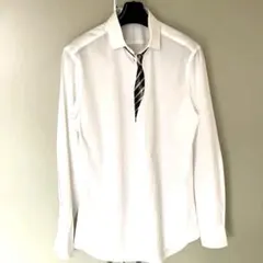 Neil Barrett メンズ スリムフィットシャツ ネクタイ転写 イタリアのサムネイル