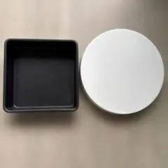 【セット】貝印 KAI スクエアケーキ型15cm＋ 富沢商店ケーキ回転台21cm