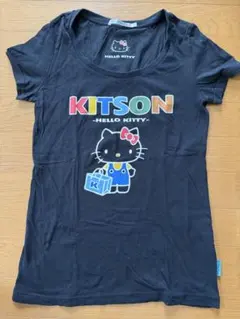 【未使用】Kitson Hello Kitty 半袖Tシャツ ブラックのサムネイル